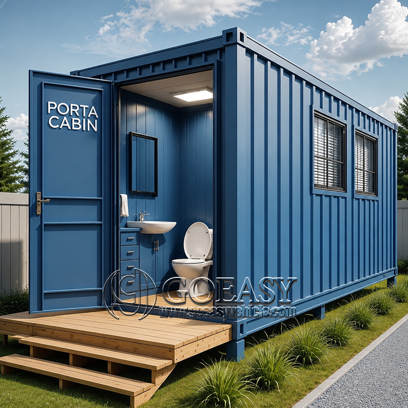 Outdoor Camping Venues - GOEASY Luxuriöse Mobile Tragbare Container-Toilette Anpassbare