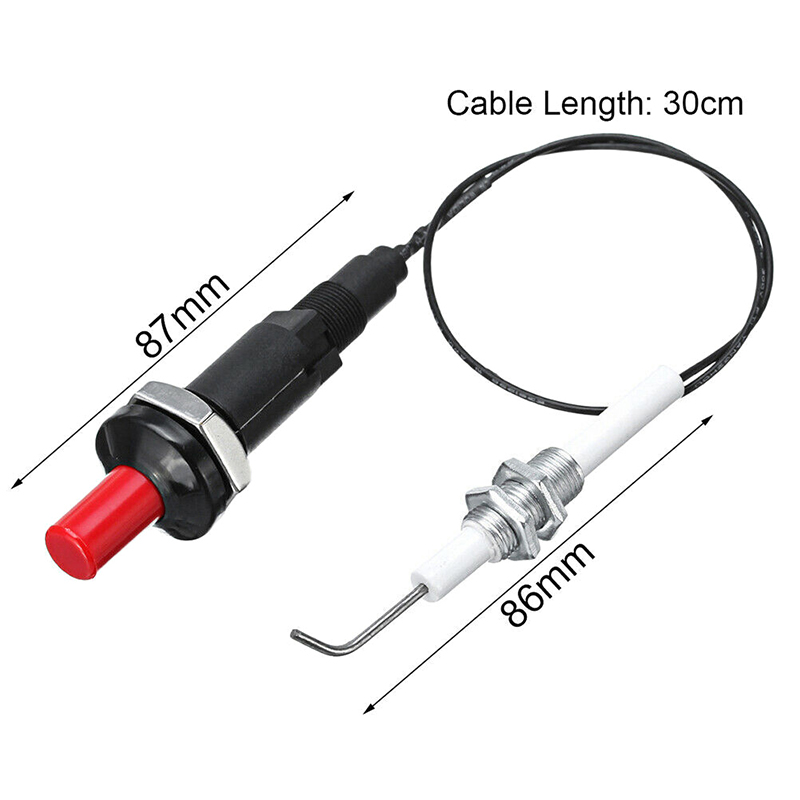 Outdoor Camping Oven - Push Button Piezo Ignitor mit Kabel