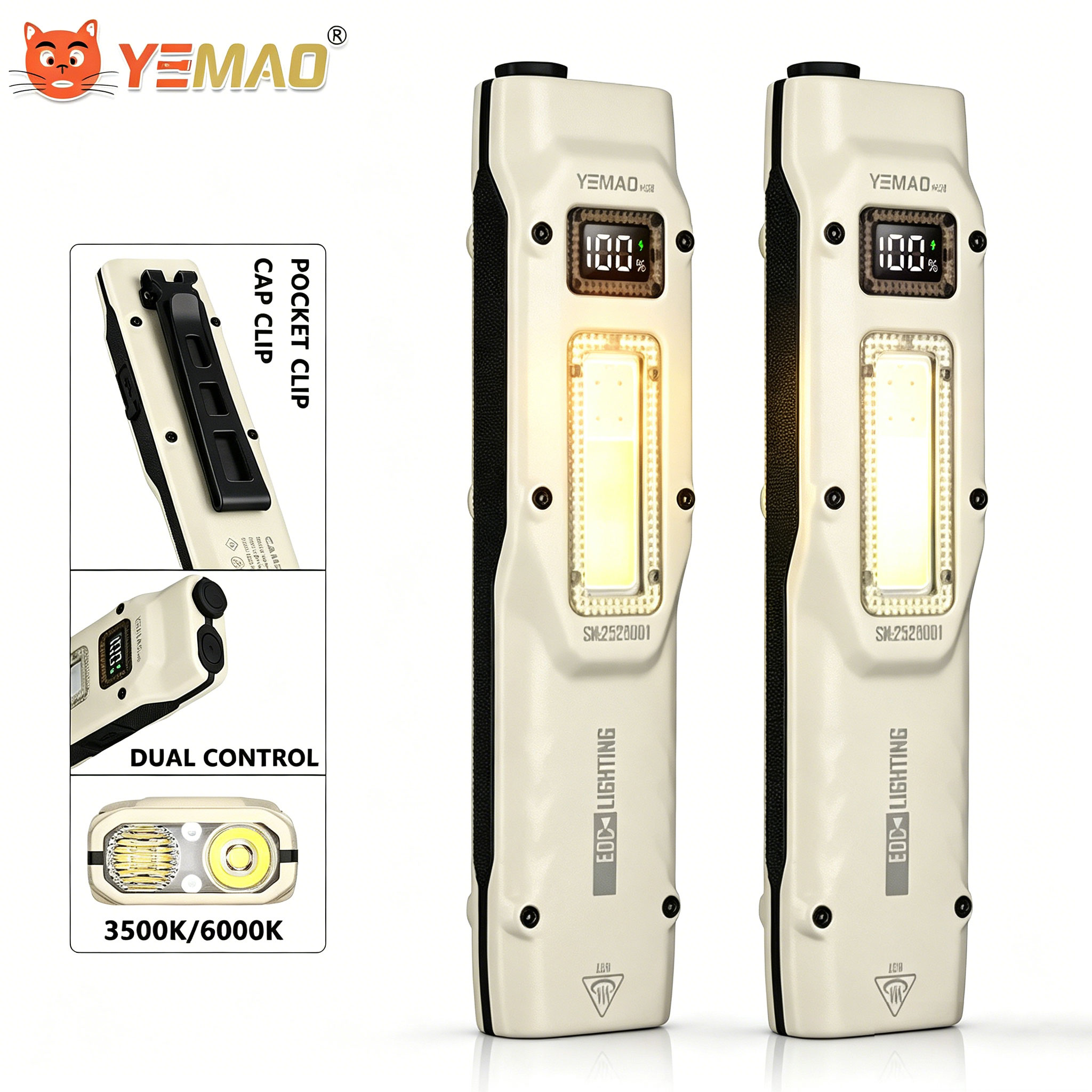 Outdoor Camping Decor - Tragbare 880LM YEMAO M28 Ultradünne taktische