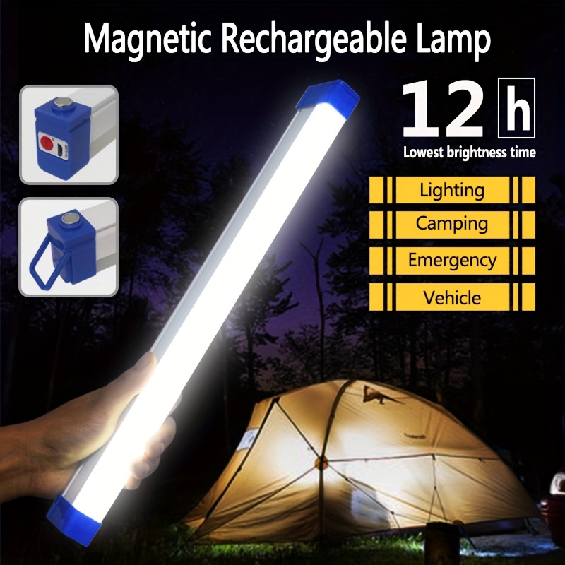 Outdoor Camping Decor - Superhelle LED-Taschenlampe, USB wiederaufladbar, Notlicht, Camping,