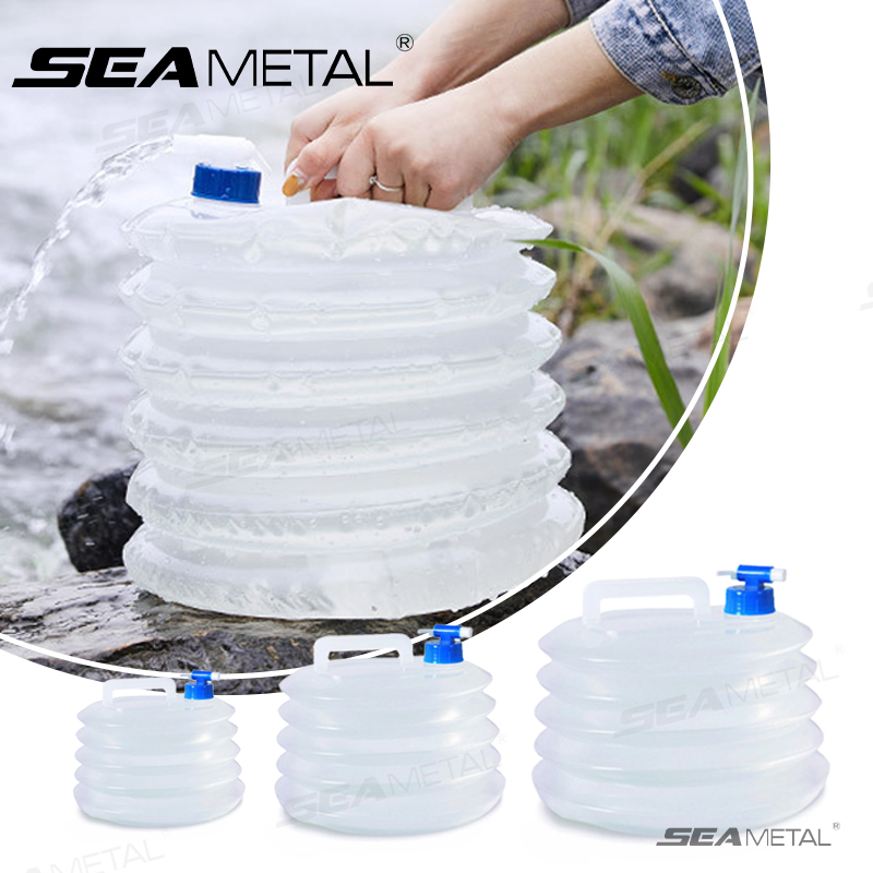 Collapsible Water Bottle - SEAMETAL 5L-15L Auto Faltbarer Eimer Tragbarer