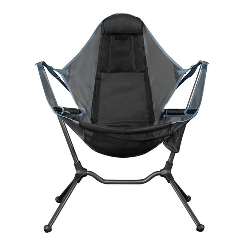 Outdoor Camping Rocking Chair - Tragbarer Klappbarer Camping-Schaukelstuhl Robuster Outdoor-Freizeitsitz für