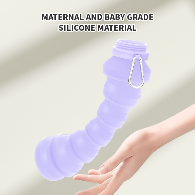 Collapsible Water Bottle - Zusammenklappbare Wasserflaschen aus Silikon, Faltbare Tragbare