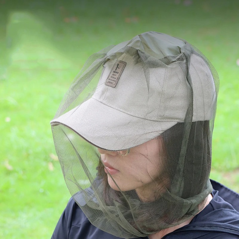 Outdoor Camping Mosquito Net - 1 Stück Outdoor-Angeln Moskitonetz-Hut, Atmungsaktiver Netz-Sonnenschutz