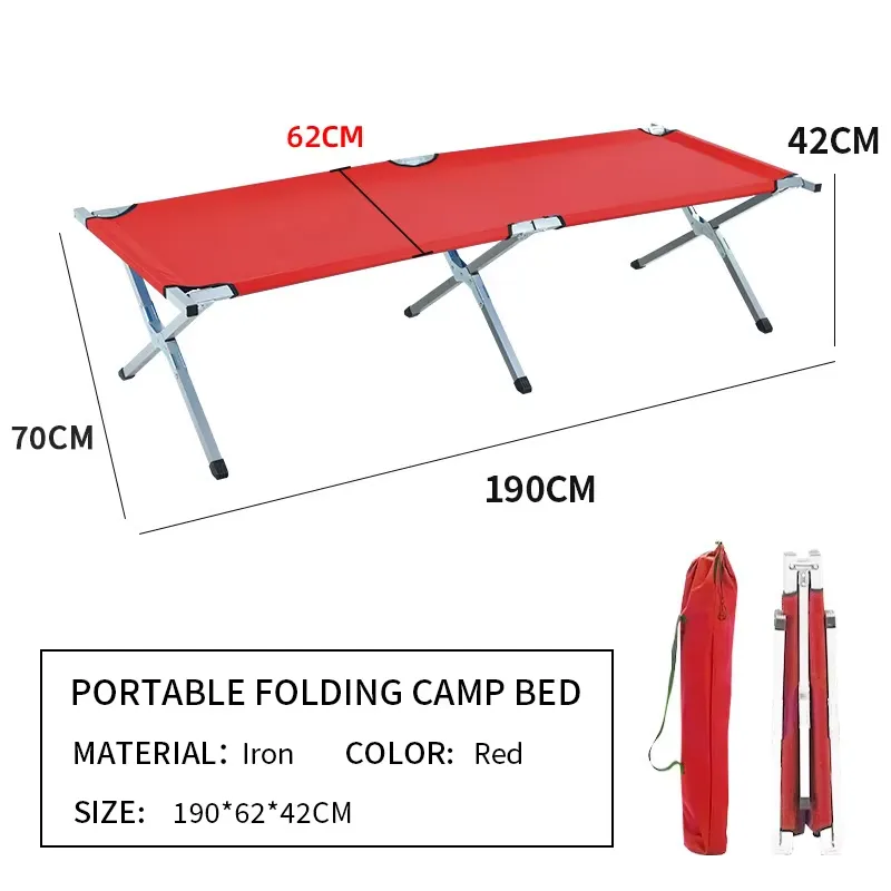 Outdoor Camping Beds For Sale - Tragbares, robustes Outdoor-Klappbett für den Direktverkauf