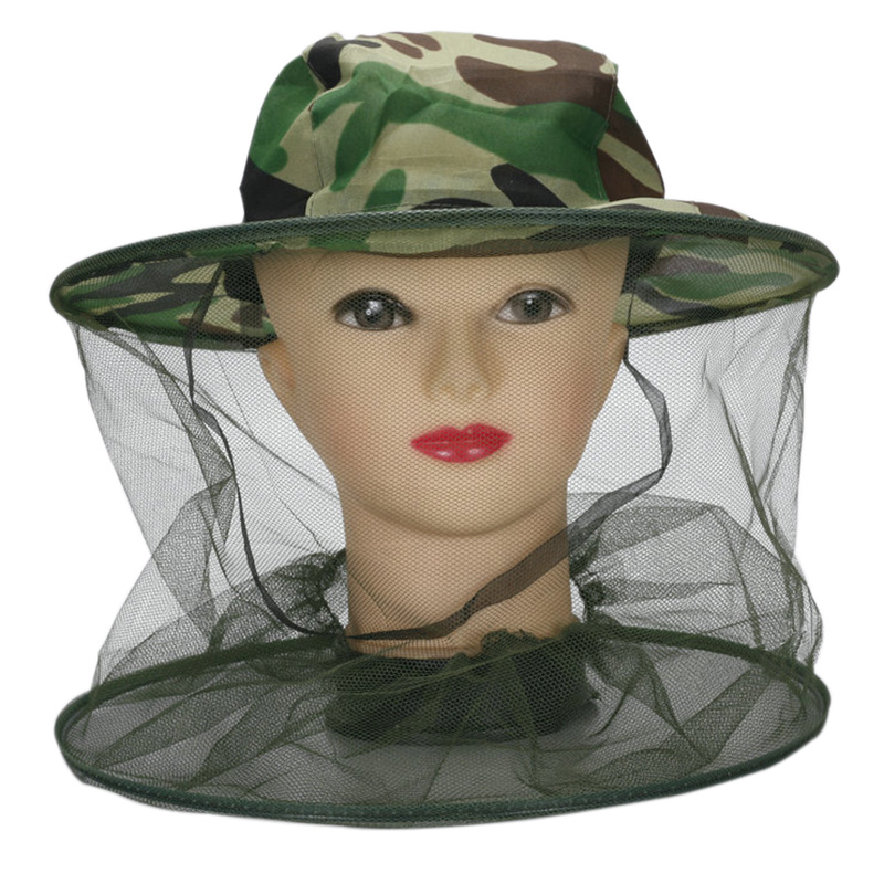 Outdoor Camping Mosquito Net - Anti-Mücken-Anglermütze mit Insektennetz, Atmungsaktiver Gesichtsschutz, Anglerhut