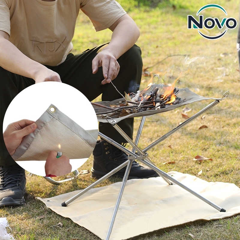 Outdoor Camping Grill - Feuerfeste Matte für Camping im Freien,