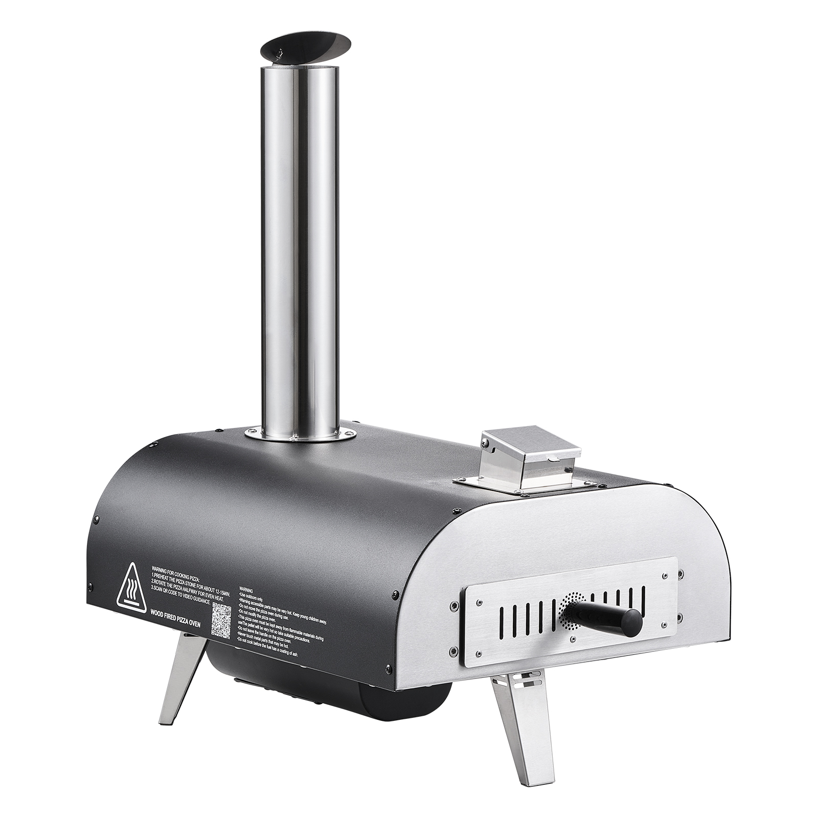 Outdoor Camping Oven - SucceBuy Outdoor Pizzaofen 12 Zoll Holzbefeuerter
