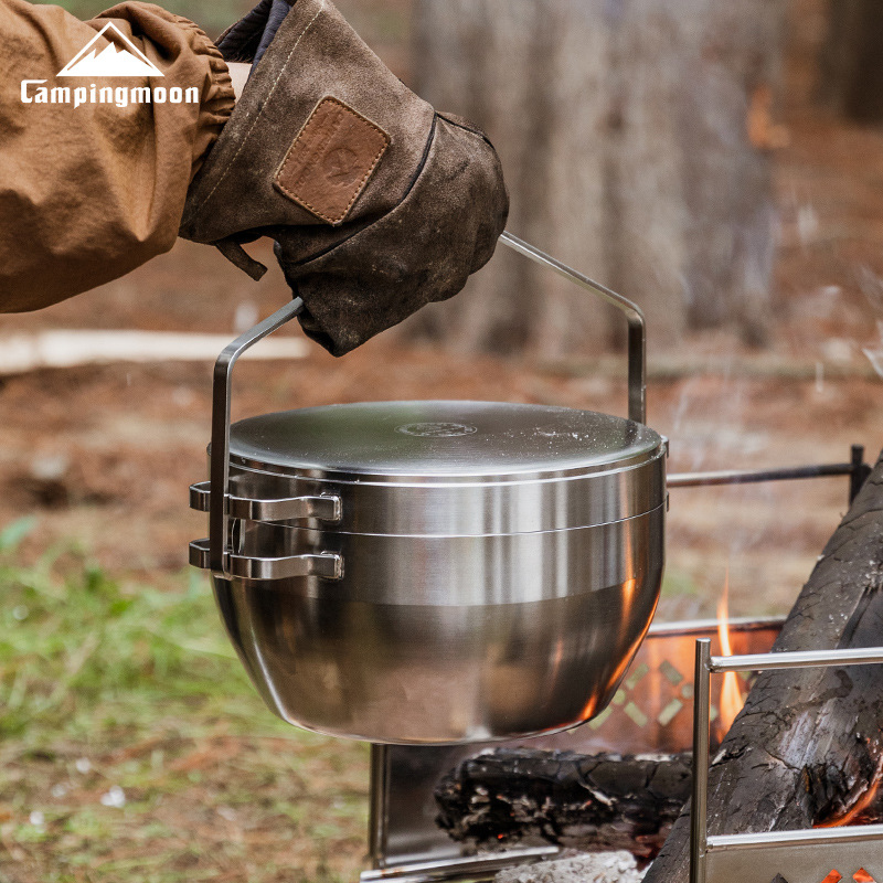 Outdoor Camping Oven - Mehrzweck-Campingtopf – robuster holländischer Ofen aus