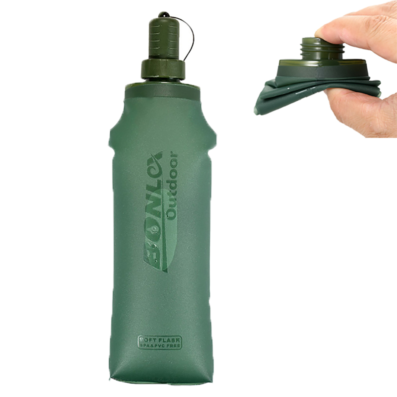 Collapsible Water Bottle - 250 ml 500 ml faltbarer Wasserbeutel,