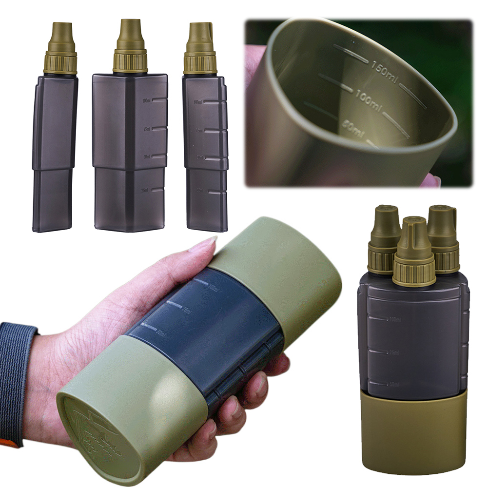 Outdoor Camping Cooking Equipment - 3-in-1 Outdoor Camping Gewürzspender Flasche BBQ