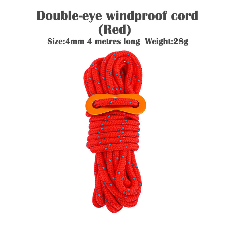 Outdoor Camping Guy - Zeltseile 4mm Reflektierende Schnur Abspannleine Outdoor