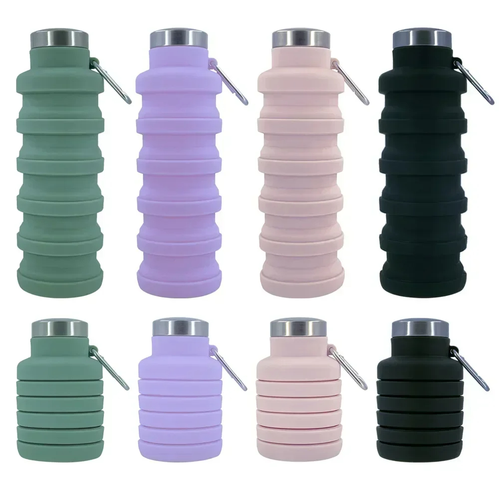 Collapsible Water Bottle - Zusammenklappbare Wasserflasche, wiederverwendbare faltbare Flaschen aus