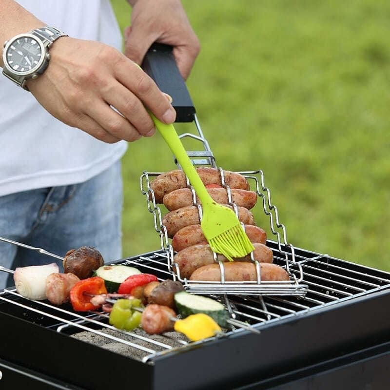 Outdoor Camping Cooking Equipment - Tragbarer Camping-BBQ-Grill, kompakt, leicht, für Outdoor-Reisen,