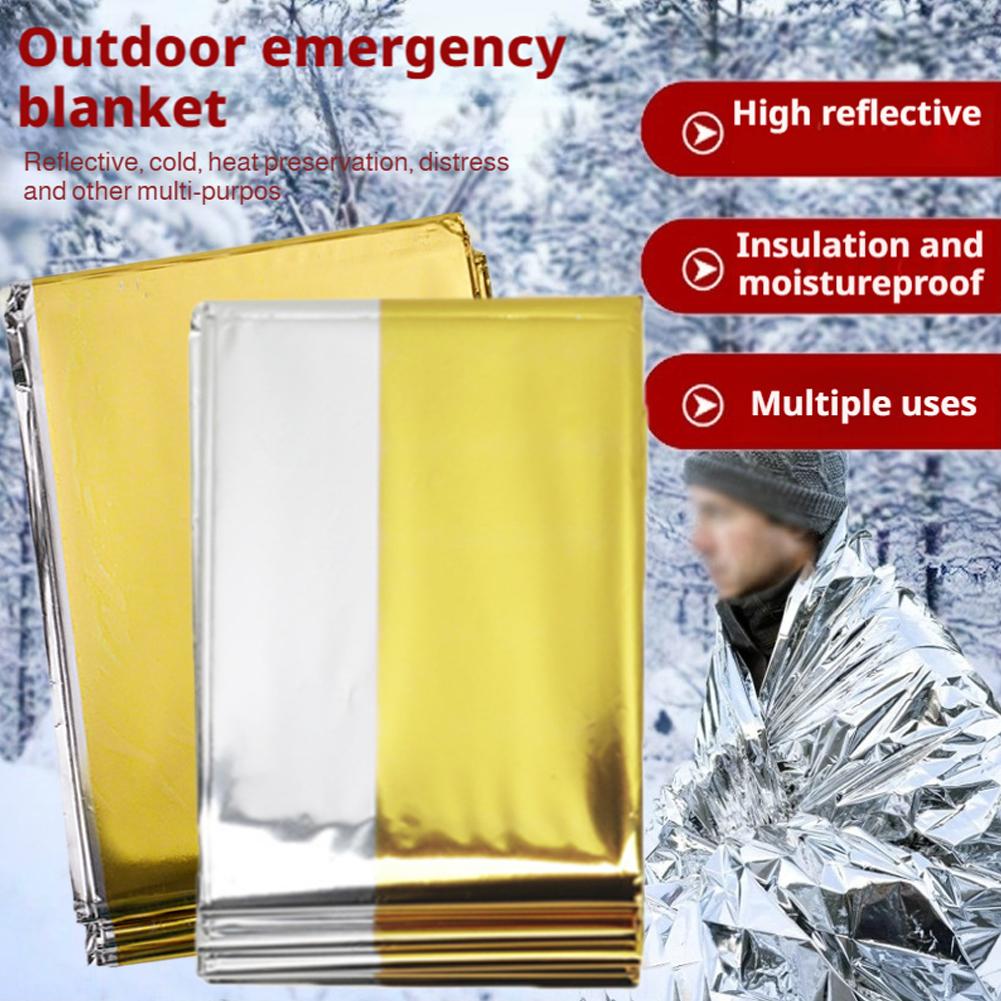 Outdoor Camping Heated Blanket - Hypothermie Rettung Erste-Hilfe-Camp Keep Folie Mylar