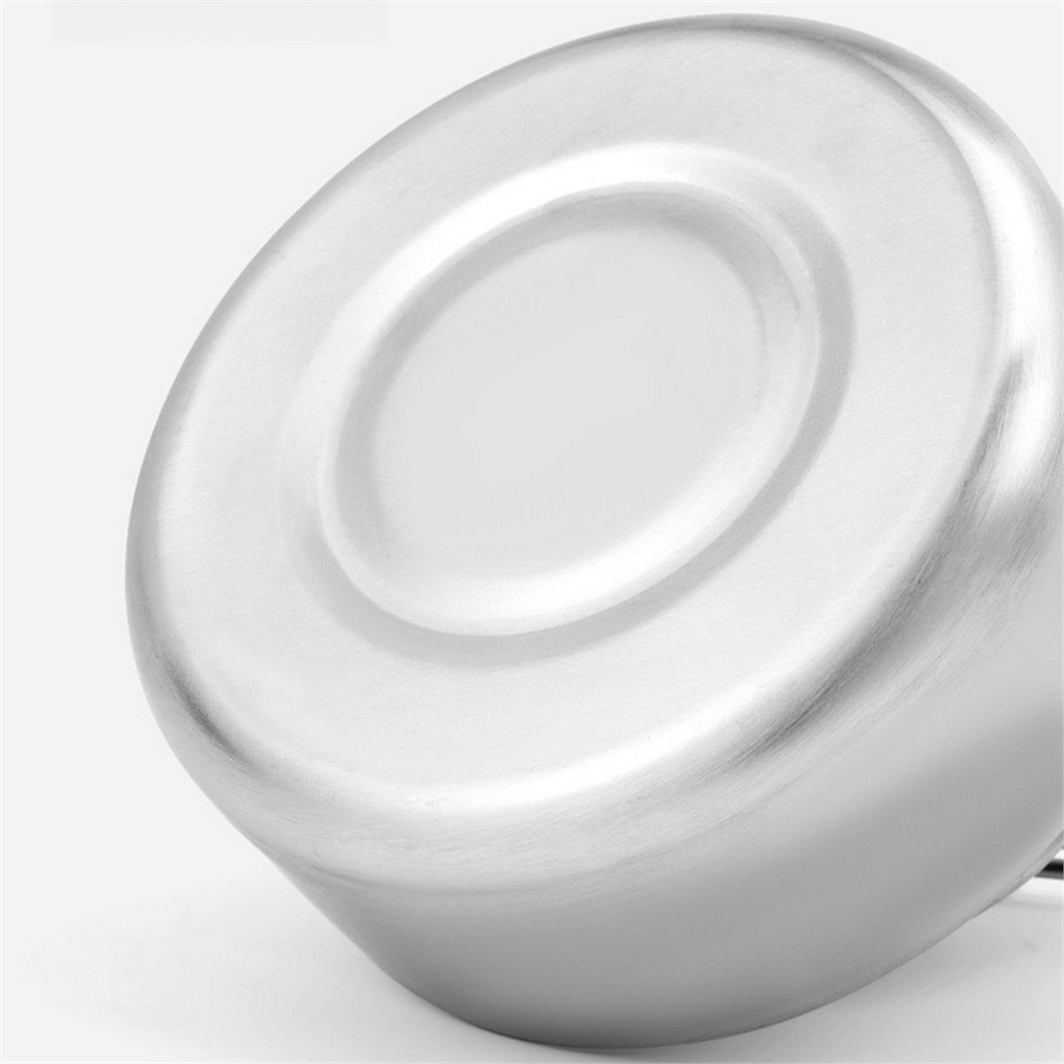Outdoor Camping Kettle - POPULAR-Edelstahl Doppelgriff-Wasserkocher 1,3L Tragbarer Outdoor-Camping-Wasserkocher für