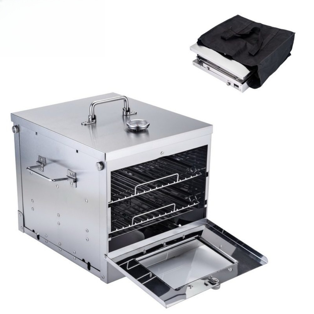 Outdoor Camping Oven - Outdoor-Camping-Herd, Kochherd aus Edelstahl, visuell sichtbarer,