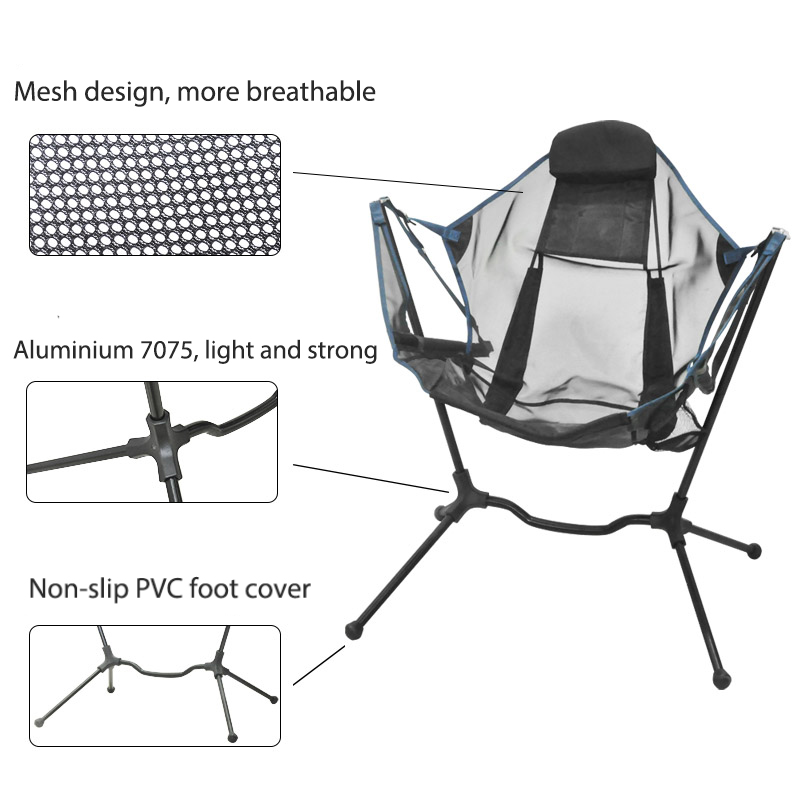 Individuell bedruckbarer, trag – Outdoor Camping Rocking Chair Bewertung und Preis