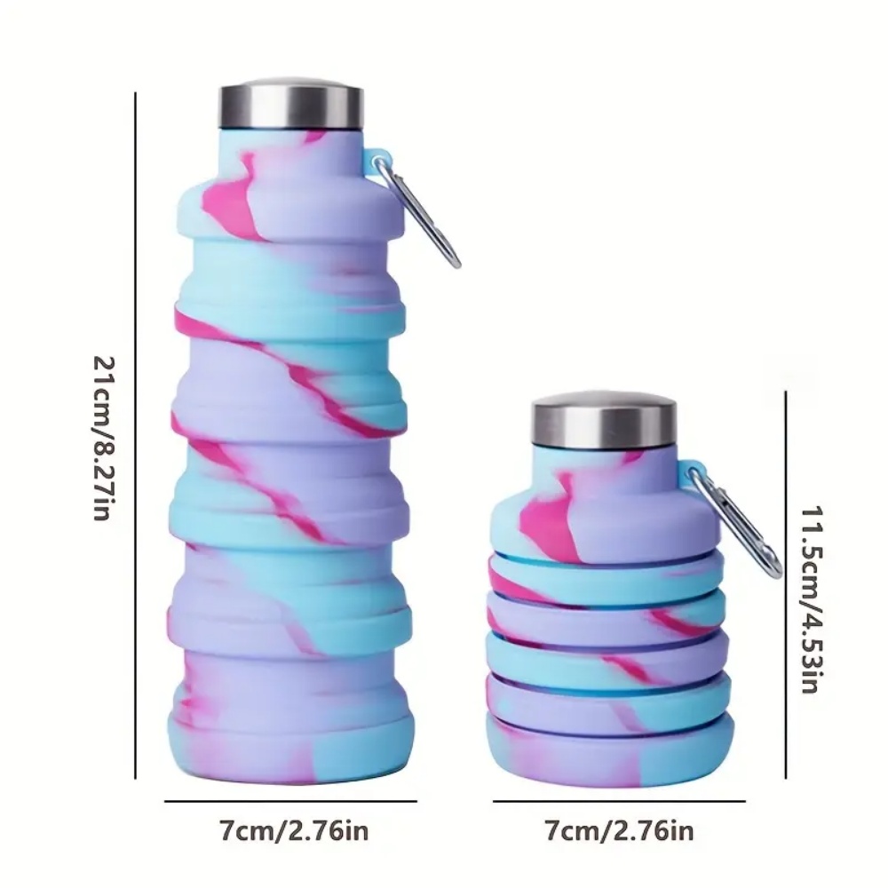 500ml Faltbare Silikon-Wasserf – Collapsible Water Bottle Bewertung und Preis