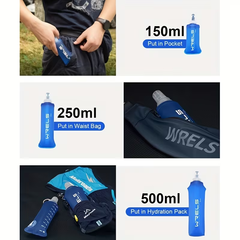 WRELS Tragbare Sport-Softflasc – Collapsible Water Bottle Bewertung und Preis