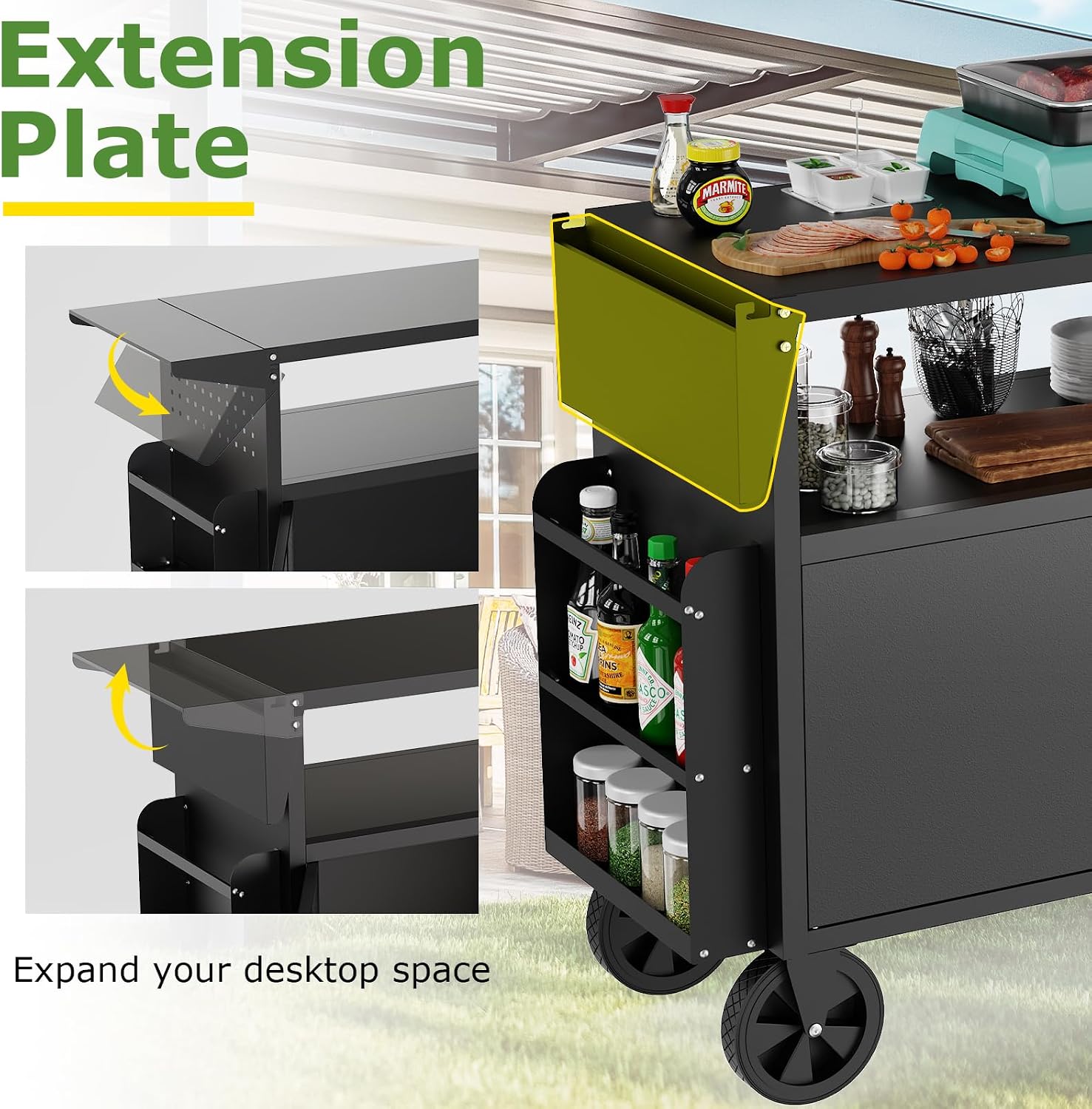 Outdoor-Grillwagen mit Staurau – Outdoor Camping Grill Bewertung und Preis
