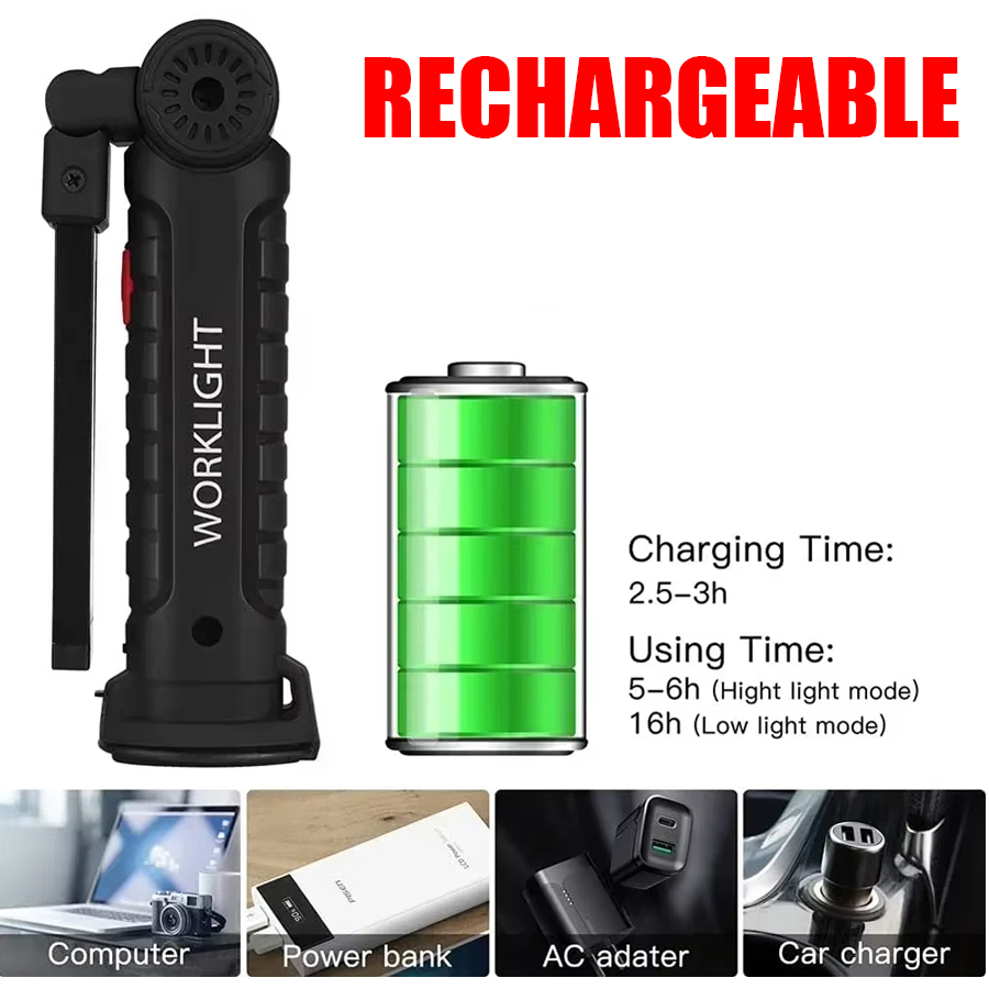 Tragbare LED-Taschenlampe mit  – Outdoor Camping Decor Bewertung und Preis
