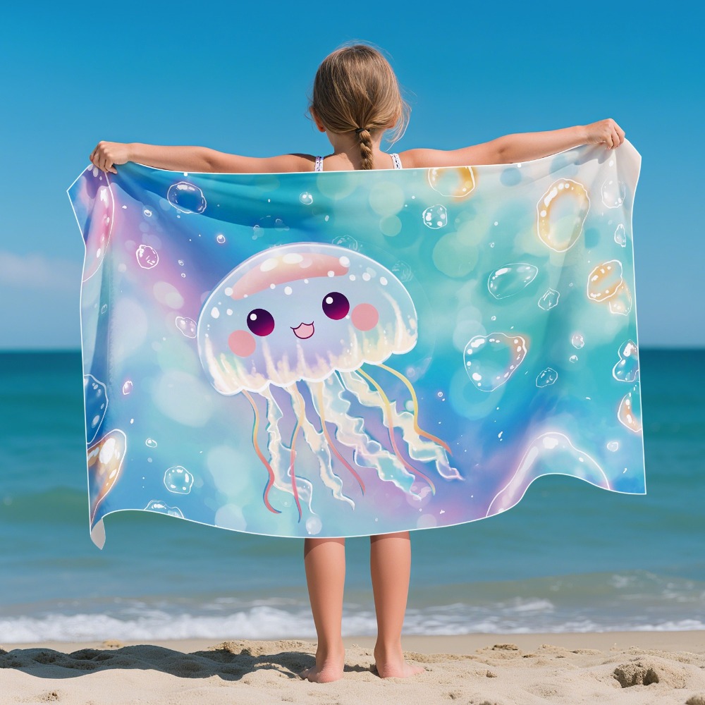 Strandtuch mit Cartoon-Muster, – Outdoor Camping Blanket Bewertung und Preis