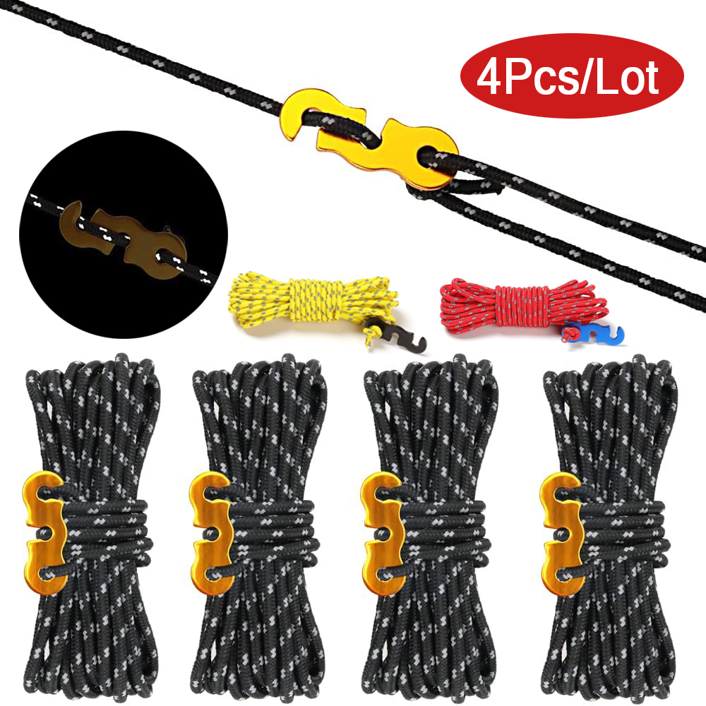 4 Stück Outdoor-Abspannleinen, – Outdoor Camping Guy Bewertung und Preis