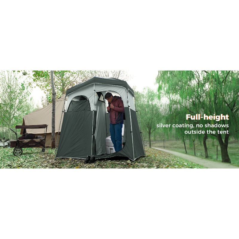 Tragbares Badezelt, Camping-To – Outdoor Camping Bathroom Bewertung und Preis
