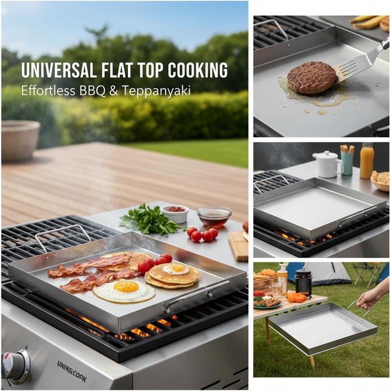 Universelle Flachgrillplatte 1 – Outdoor Camping Cooking Equipment Bewertung und Preis