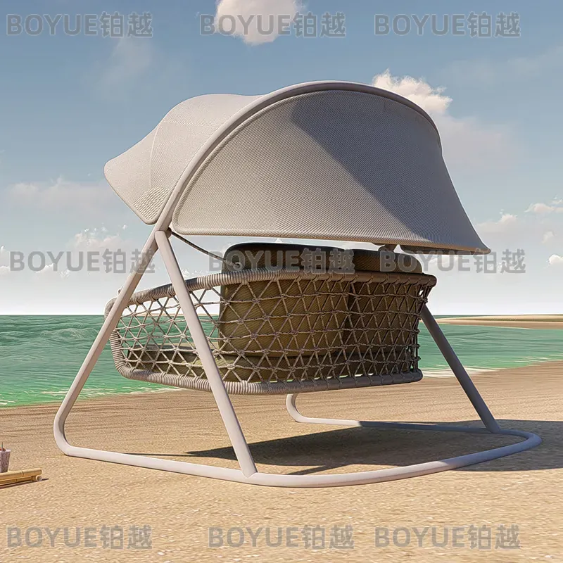 Blauer wasserdichter Outdoor-S – Outdoor Camping Rocking Chair Bewertung und Preis