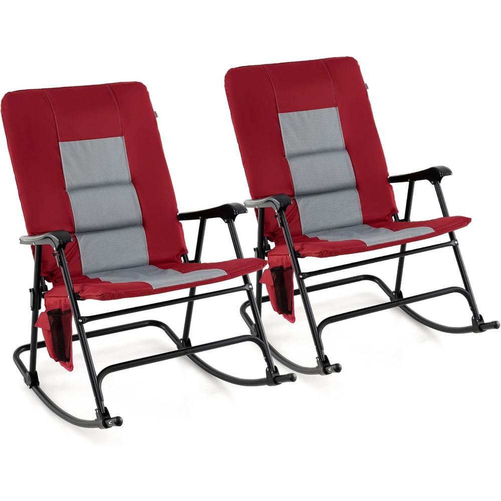 Extra großer gepolsterter Outd – Outdoor Camping Rocking Chair Bewertung und Preis
