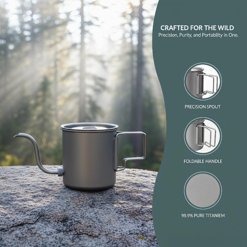 Reiner Titan-Gooseneck-Kaffeek – Outdoor Camping Kettle Bewertung und Preis