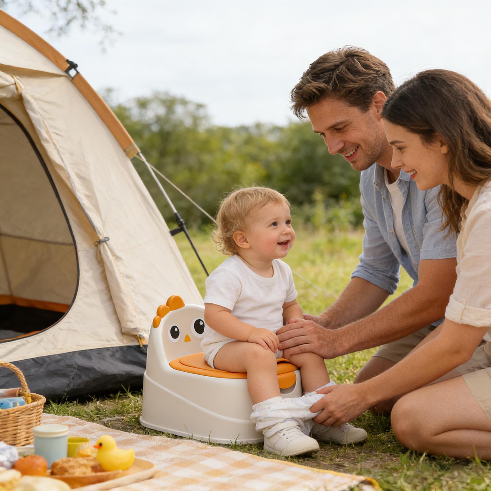 Tragbarer Töpfchen-Trainingssi – Outdoor Camping Bathroom Bewertung und Preis
