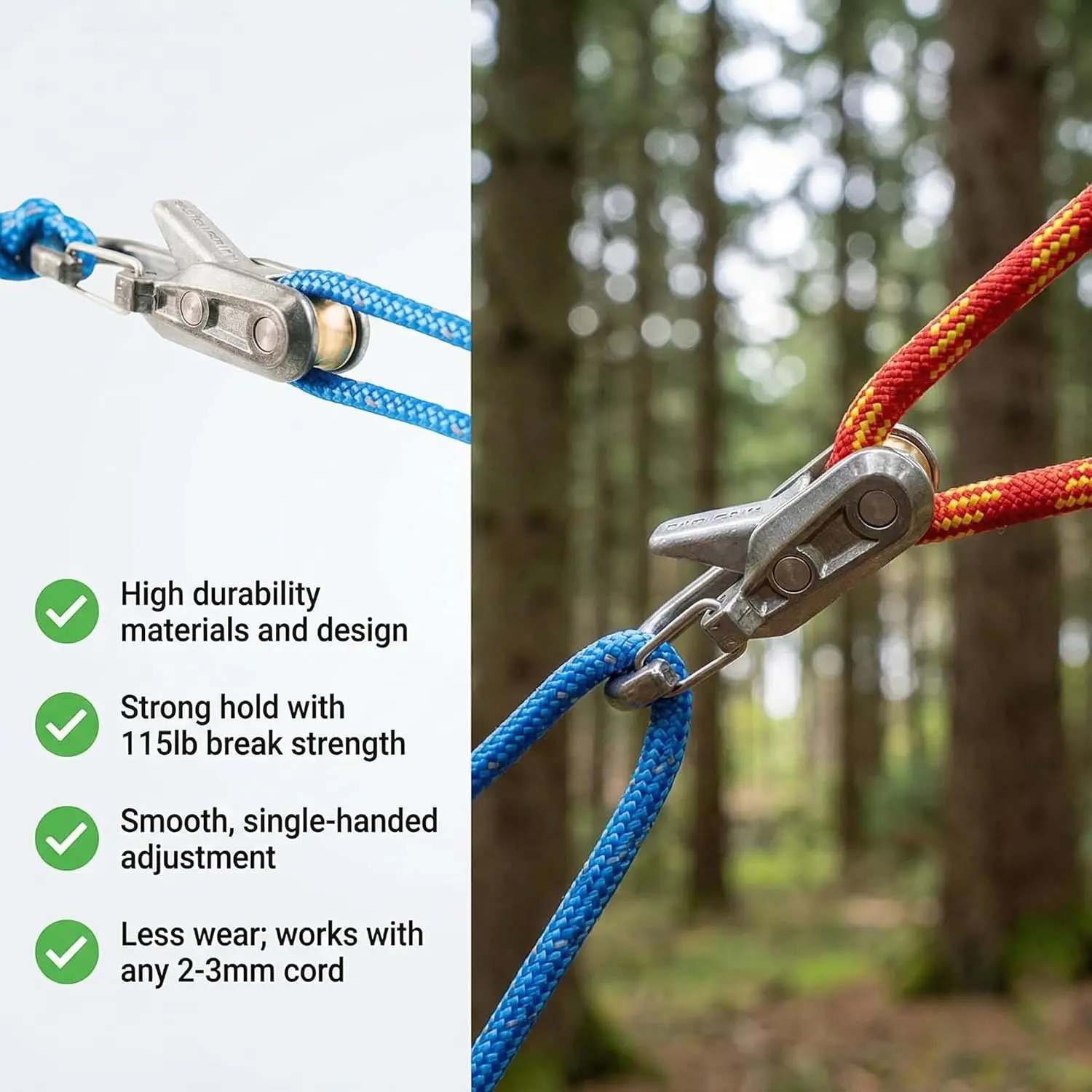 6-teiliges Paracord-Seilspanne – Outdoor Camping Guy Bewertung und Preis