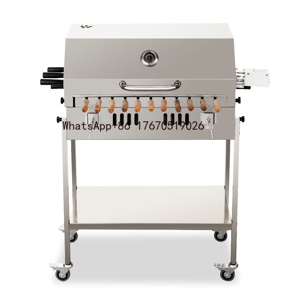 Moderner großer Holzkohlegrill – Outdoor Camping Grill Bewertung und Preis