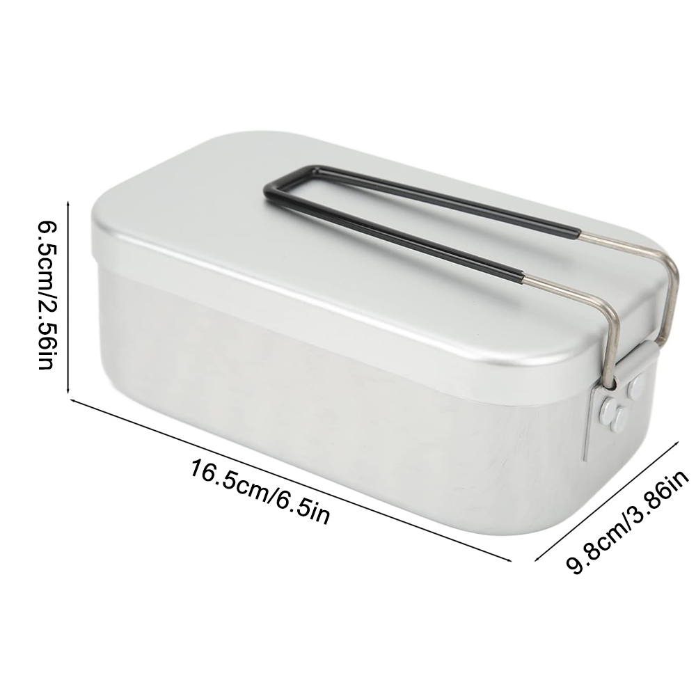 800ML Aluminium Mittagessen Bo – Outdoor Camping Cooking Equipment Bewertung und Preis