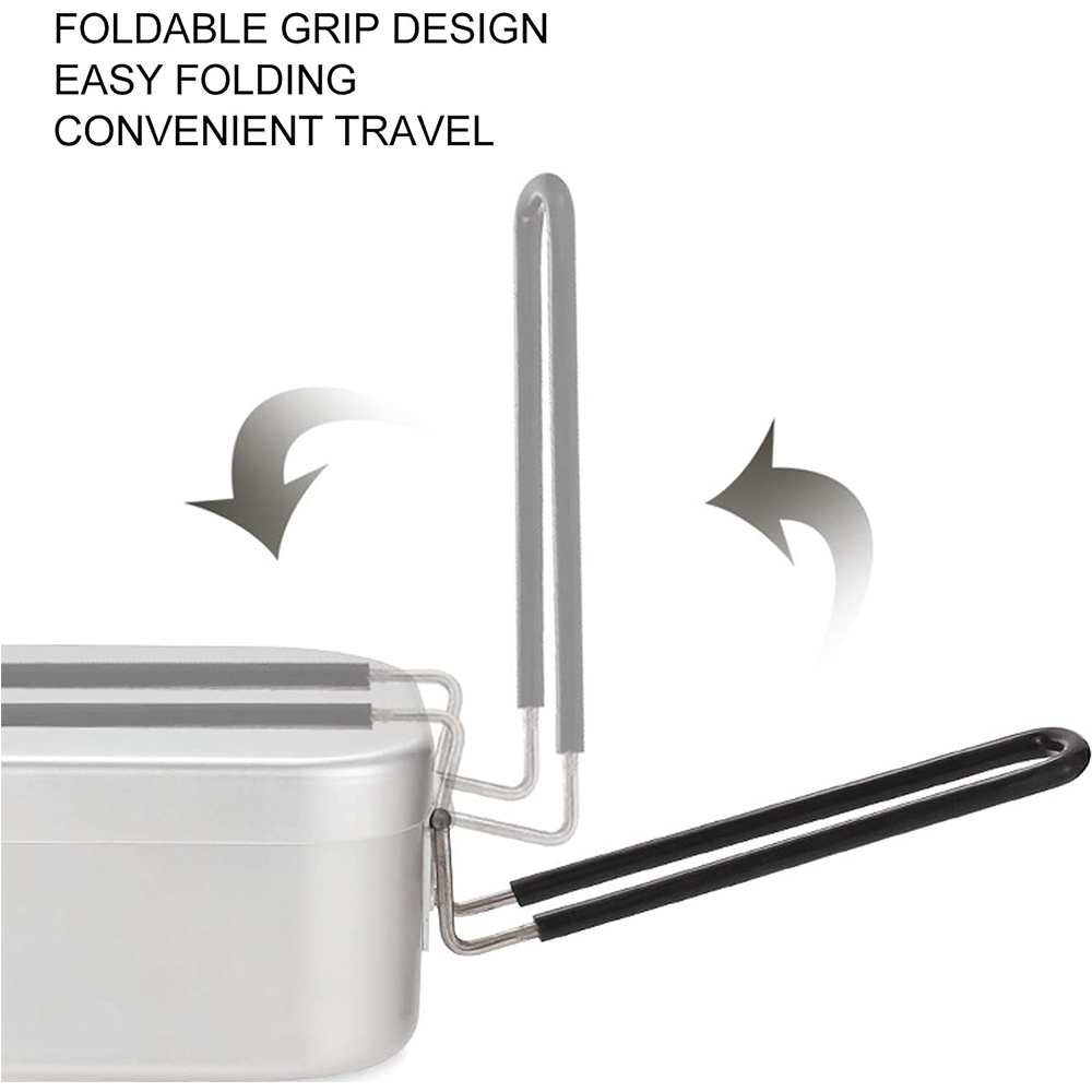 800ML Aluminium Mittagessen Bo – Outdoor Camping Cooking Equipment Bewertung und Preis