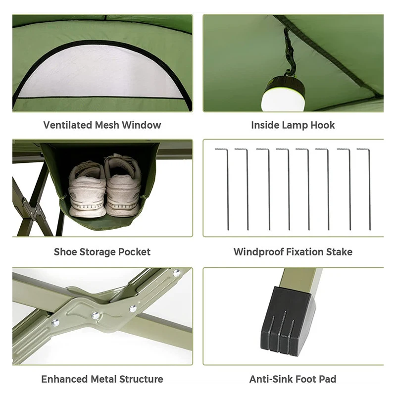 2026 Wasserdichte Outdoor-Zelt – Outdoor Camping Beds For Sale Bewertung und Preis