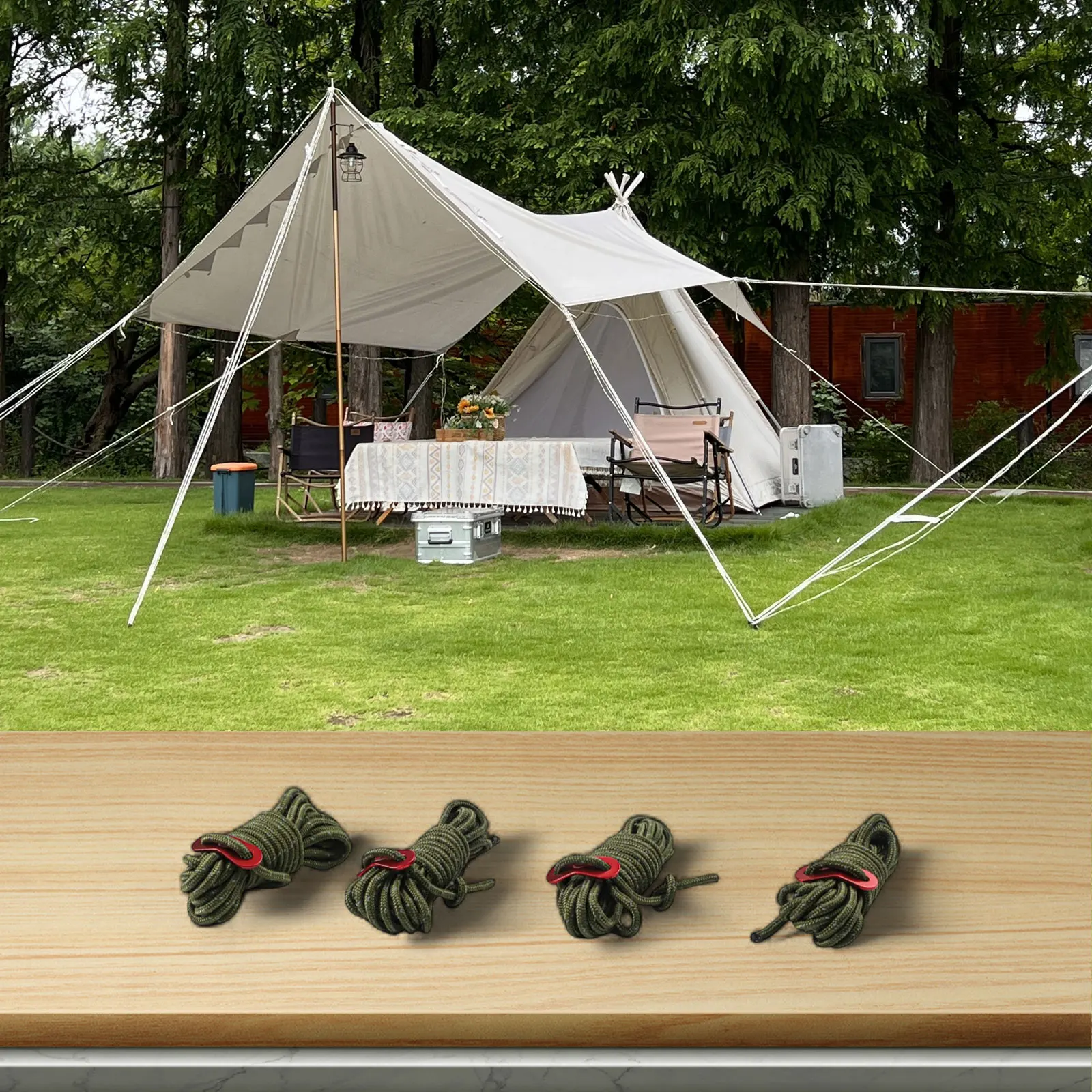 Reflektierendes Spannseil, 4 m – Outdoor Camping Guy Bewertung und Preis