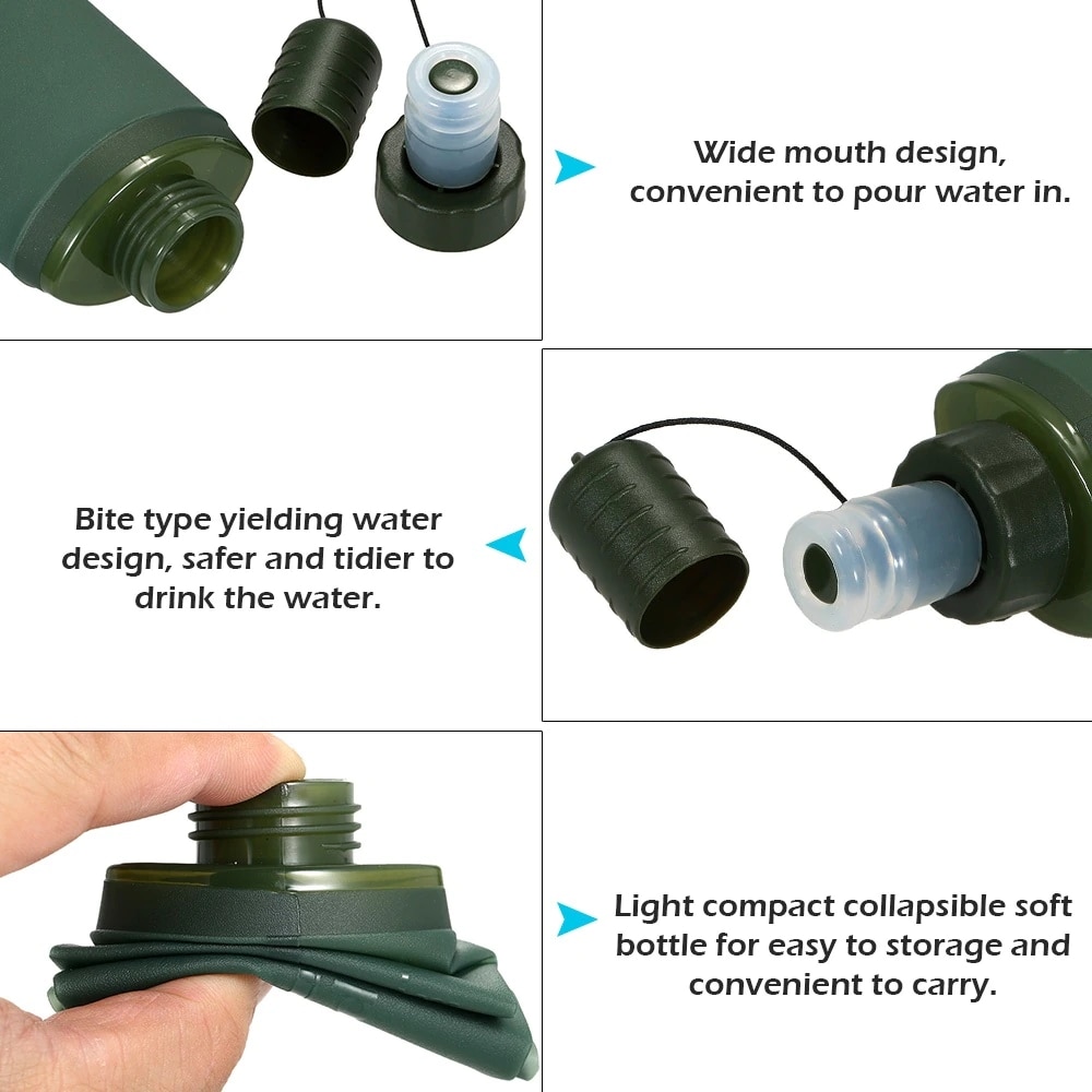 250 ml 500 ml faltbarer Wasser – Collapsible Water Bottle Bewertung und Preis