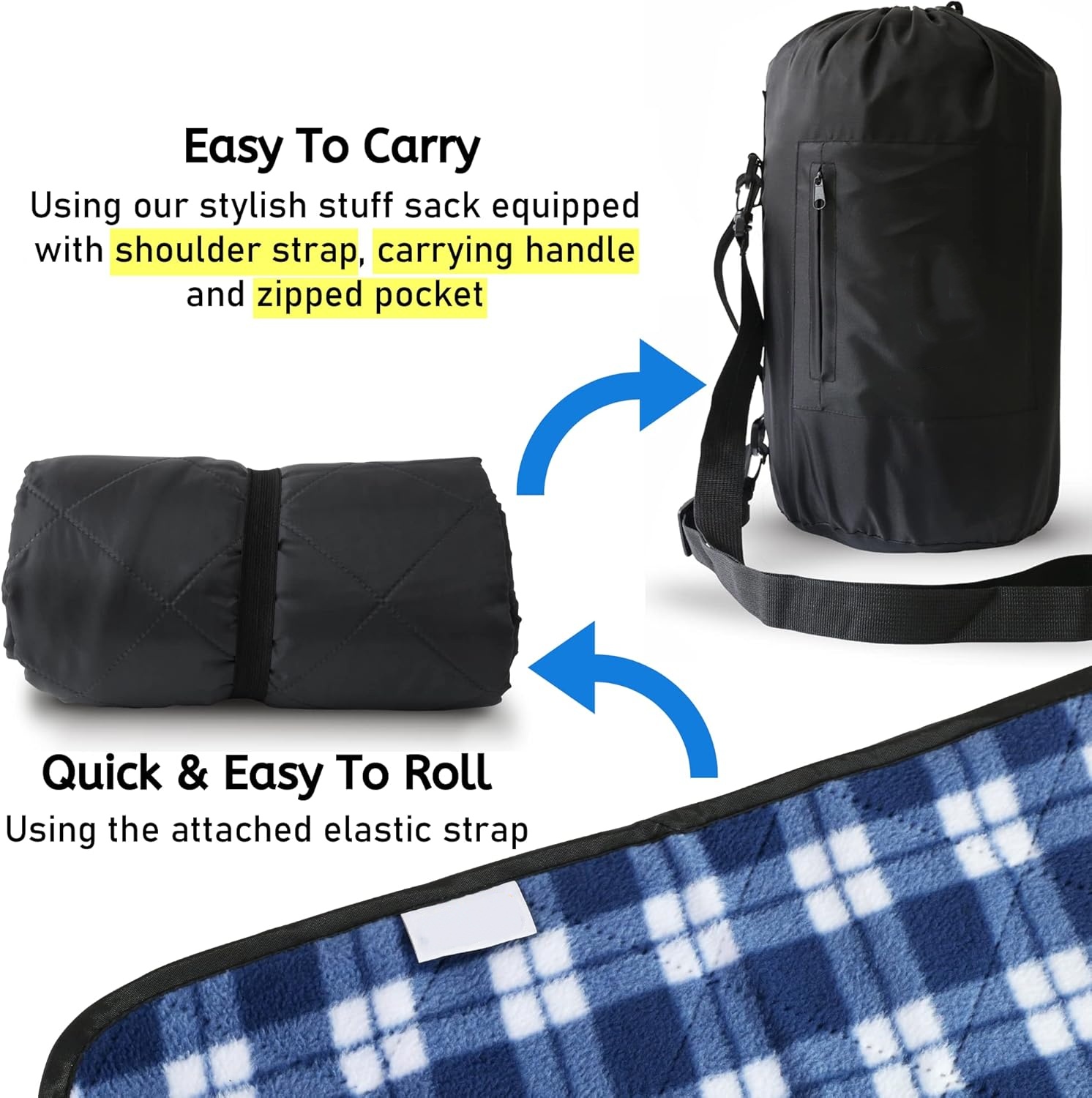 Große Wasserdichte Outdoor-Dec – Outdoor Camping Blanket Bewertung und Preis