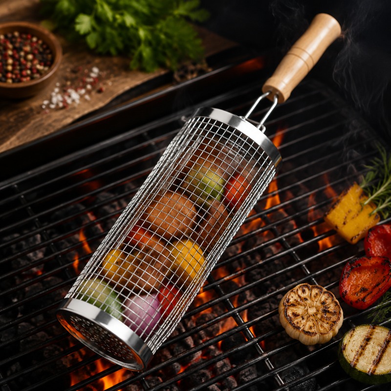 Runder Grillkorb-Set aus Edels – Outdoor Camping Grill Bewertung und Preis