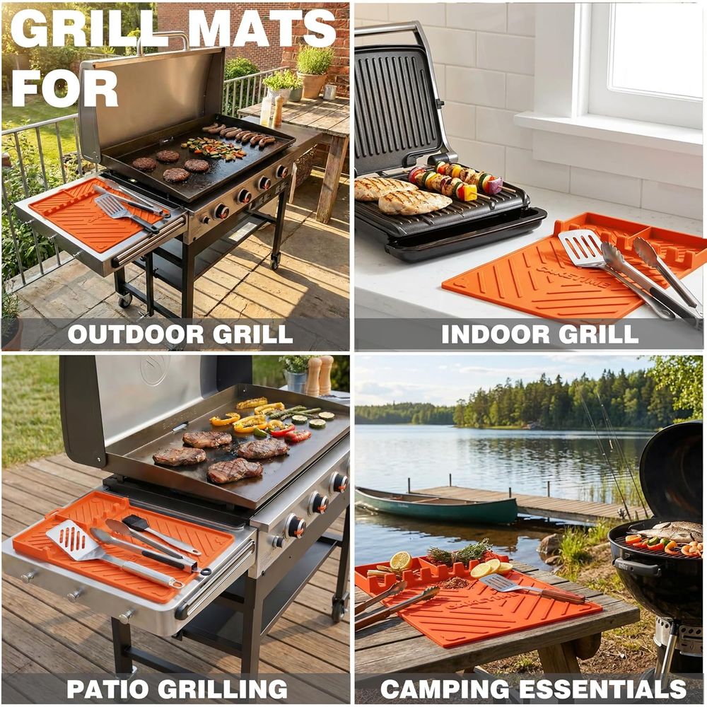 Silikon-Grillmatten oder Grill – Outdoor Camping Grill Bewertung und Preis