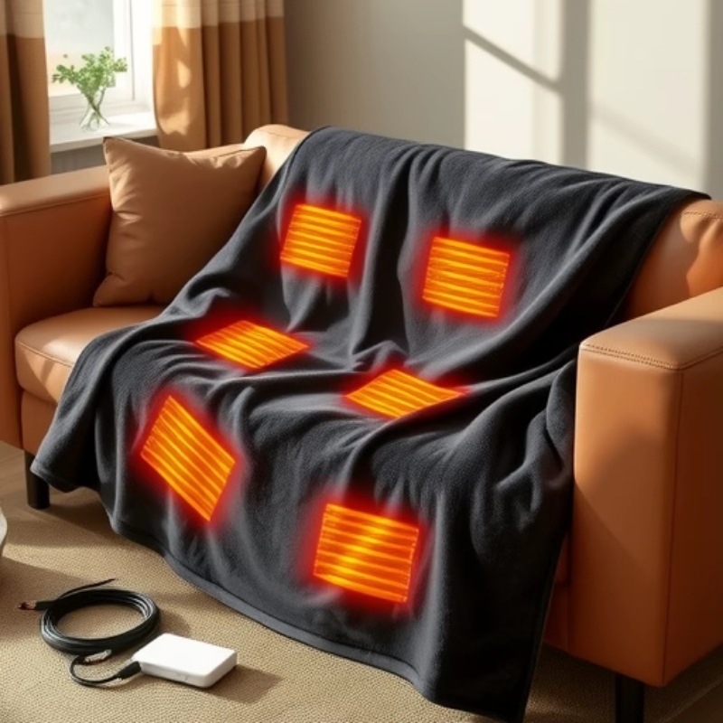 2025 NewUSB beheizte Schaldeck – Outdoor Camping Heated Blanket Bewertung und Preis