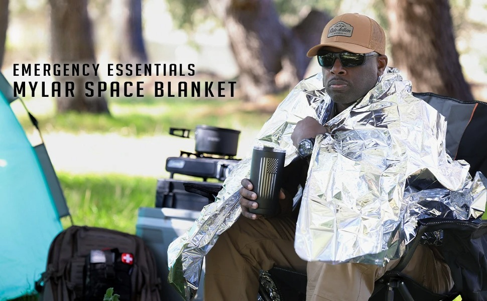 4 Stück Notfall-Mylar-Thermode – Outdoor Camping Blanket Bewertung und Preis