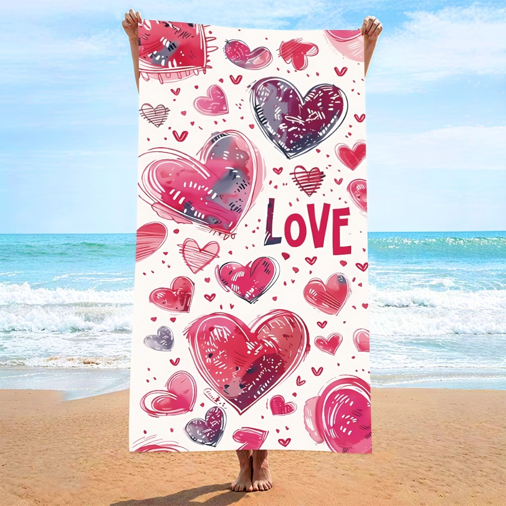 Badetuch mit Herzsymbol, 27 x  – Outdoor Camping Blanket Bewertung und Preis