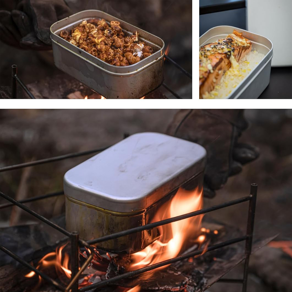 Faltbarer Bento-Box-Griff, Lun – Outdoor Camping Cooking Equipment Bewertung und Preis