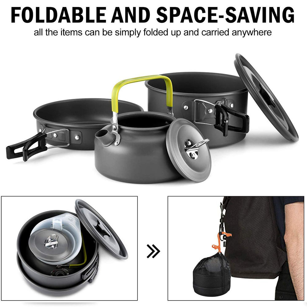 Outdoor-Camping-Kochgeschirr-S – Outdoor Camping Cooking Equipment Bewertung und Preis
