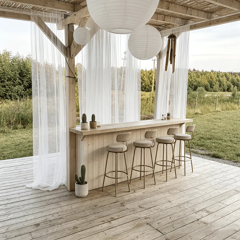 1-teilige Outdoor-Vorhänge mit – Outdoor Camping Venues Bewertung und Preis